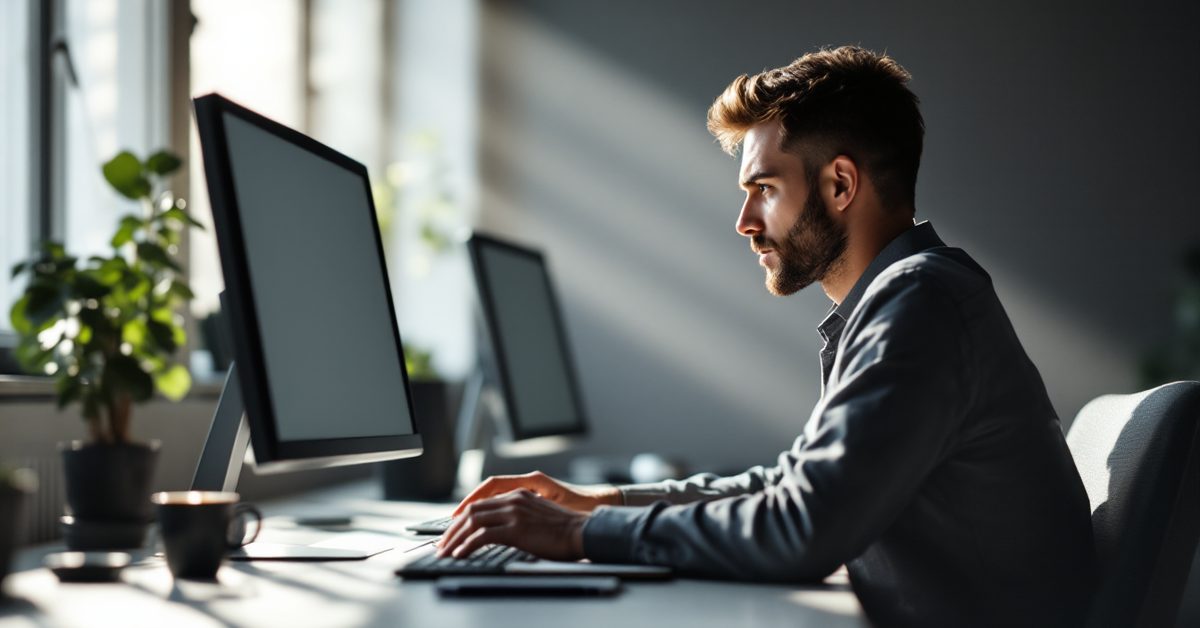 AI SEO consultancy analyst reviewing AI search visibility work
