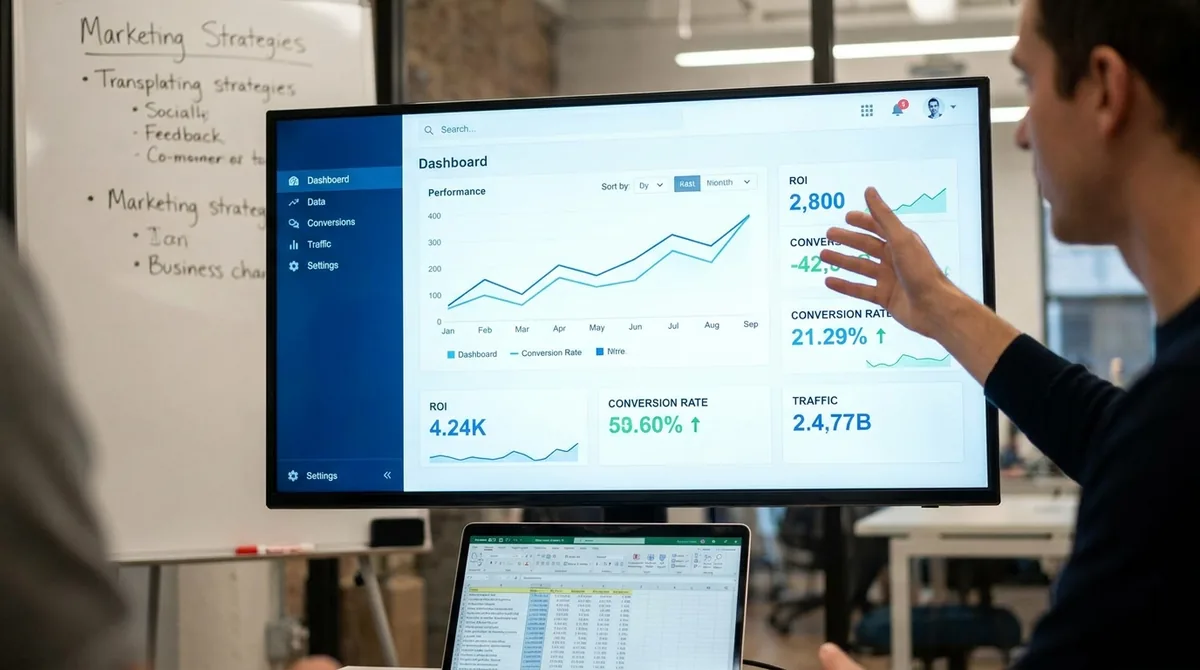 Digital marketing performance reporting that ties channel results to pipeline and revenue