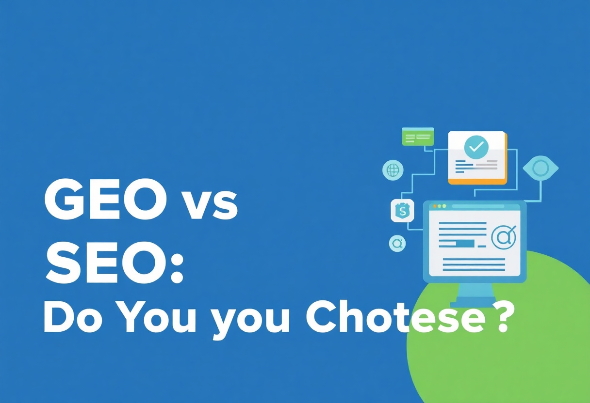 GEO vs SEO: Do You Have to Choose?