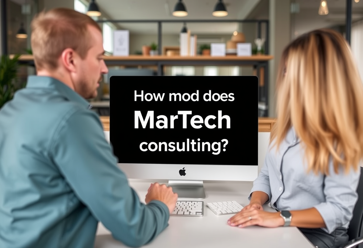 How much does MarTech consulting cost