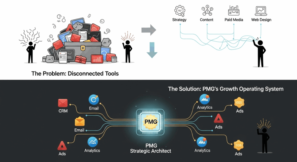 The Real Problem: Your MarTech Stack is a "Toolbox," Not an "Engine"