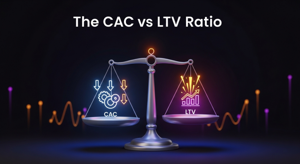 CAC vs LTV ratio