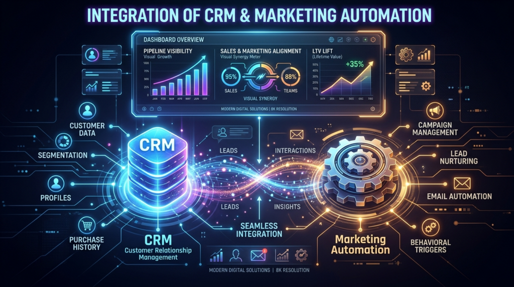 What is the power duo of B2B marketing automation?